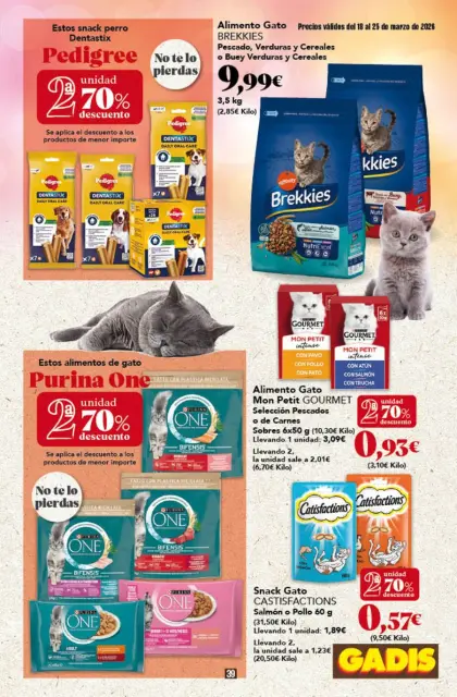 Ofertas de GADIS supermercado España de 18 a 25 marzo 2026 Nuevos precios - Página 87