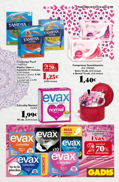 Ofertas de GADIS supermercado España de 18 a 25 marzo 2026 Nuevos precios - Página 95