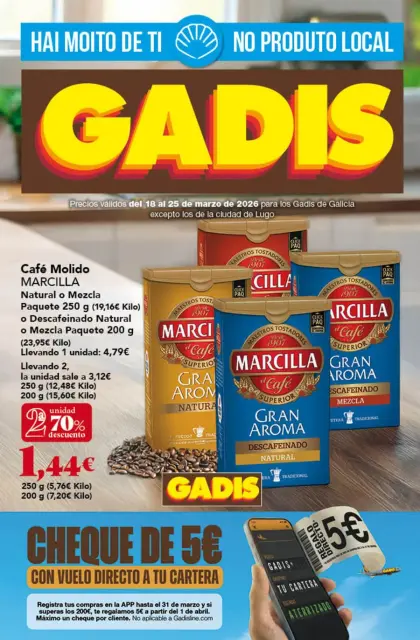 Ofertas de GADIS supermercado España de 18 a 25 marzo 2026 Nuevos precios - Página 49