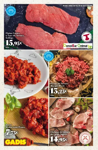 Ofertas de GADIS supermercado España de 18 a 25 marzo 2026 Nuevos precios - Página 52