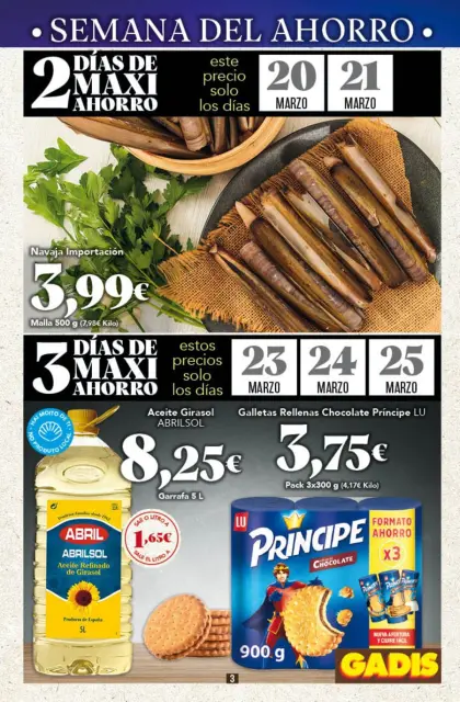 Ofertas de GADIS supermercado España de 18 a 25 marzo 2026 Nuevos precios - Página 51