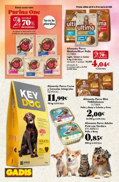 Ofertas de GADIS supermercado España de 18 a 25 marzo 2026 Nuevos precios - Página 86