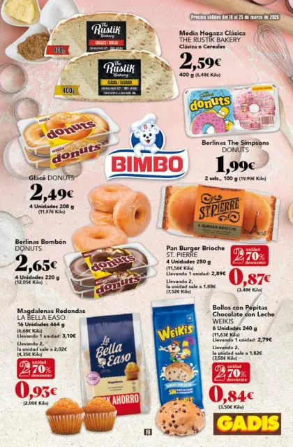 Ofertas de GADIS supermercado España de 18 a 25 marzo 2026 Nuevos precios - Página 67
