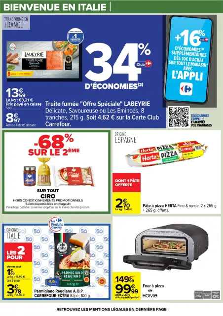Carrefour France offers from 17 to 30 March 2026 Welcome to Italy - Page 17