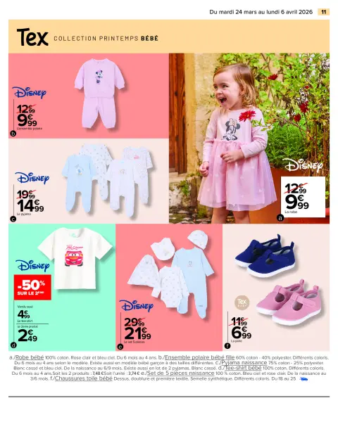Carrefour France offers from 24 March to 6 April 2026 SPRING SPECIAL TEXTILE - Page 11