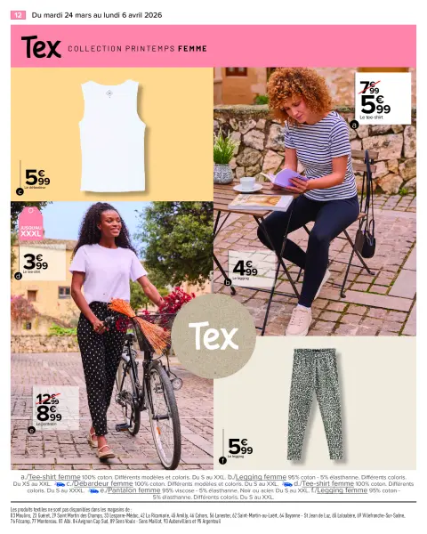 Carrefour France offers from 24 March to 6 April 2026 SPRING SPECIAL TEXTILE - Page 12