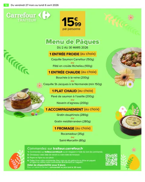 Ofertas de Carrefour Francia de 27 marzo a 6 abril 2026 PASCUAS FESTIVAS - Página 12