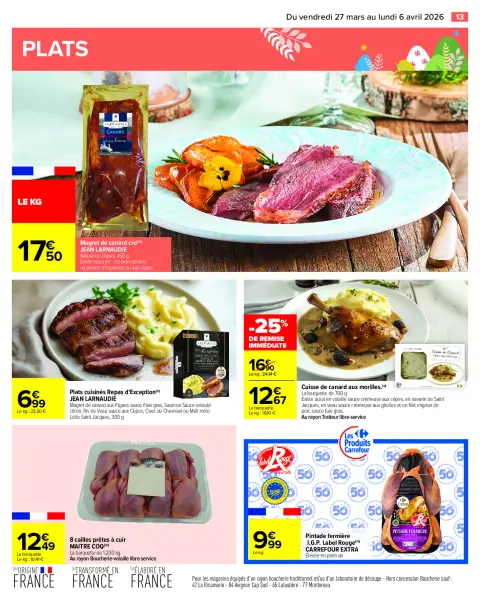 Ofertas de Carrefour Francia de 27 marzo a 6 abril 2026 PASCUAS FESTIVAS - Página 13