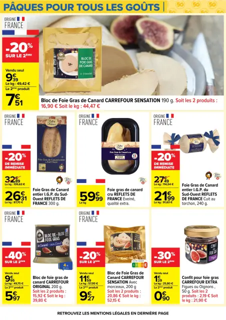 Carrefour France offers from 24 March to 6 April 2026 EASTER FOR ALL TASTES - Page 55