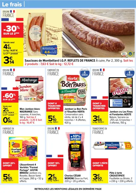 Carrefour France offers from 24 March to 6 April 2026 EASTER FOR ALL TASTES - Page 67