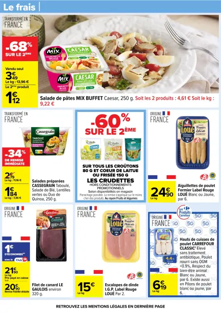 Carrefour France offers from 24 March to 6 April 2026 EASTER FOR ALL TASTES - Page 68