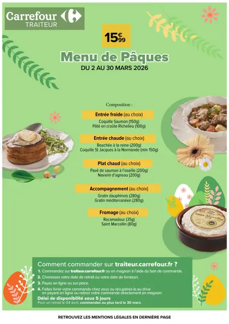 Carrefour France offers from 24 March to 6 April 2026 EASTER FOR ALL TASTES - Page 40