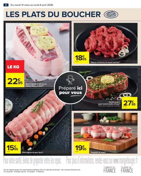 Carrefour France offers from 31 March to 6 April 2026 PREPARED HERE FOR YOU - Page 6