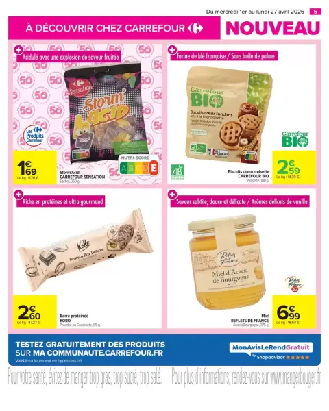 Carrefour France offers from 1 to 27 April 2026 The news you should not miss - Page 5