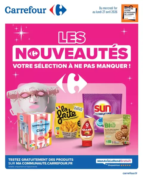 Carrefour France offers from 1 to 27 April 2026 The news you should not miss - Page 1