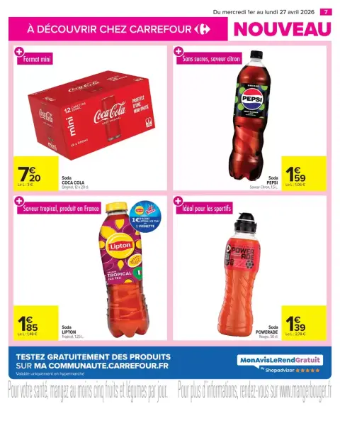 Carrefour France offers from 1 to 27 April 2026 The news you should not miss - Page 7