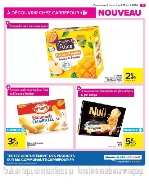 Carrefour France offers from 1 to 27 April 2026 The news you should not miss - Page 3