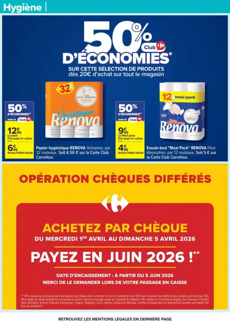 Carrefour France offers from 31 March to 13 April 2026 CREPES PARTY - Page 50
