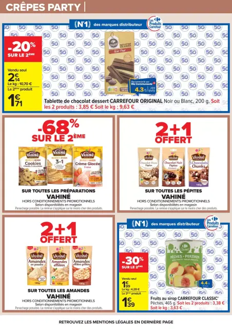 Carrefour France offers from 31 March to 13 April 2026 CREPES PARTY - Page 7