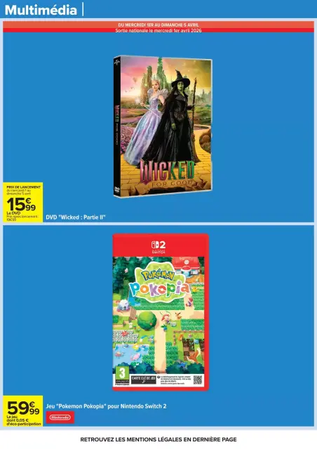 Carrefour France offers from 31 March to 13 April 2026 CREPES PARTY - Page 61