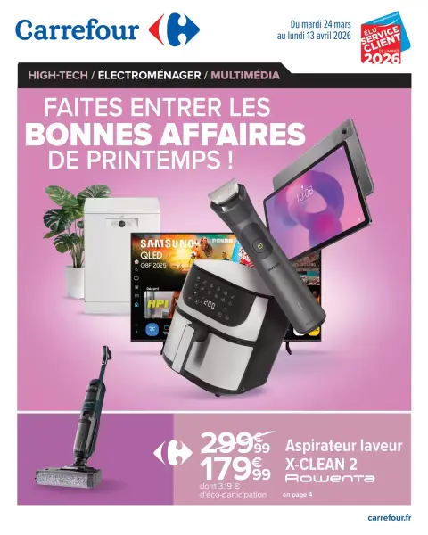 Carrefour France offers from 24 March to 13 April 2026 Bring in the Good Spring Deals - Page 1