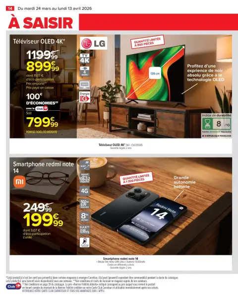 Carrefour France offers from 24 March to 13 April 2026 Bring in the Good Spring Deals - Page 14