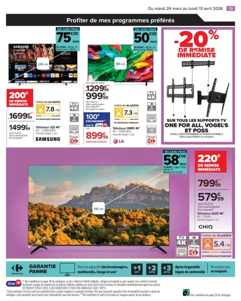 Carrefour France offers from 24 March to 13 April 2026 Bring in the Good Spring Deals - Page 13