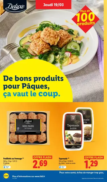 Offres Lidl France de 20 à 25 mars 2026 De Bons Produits pour Pâques, Ça Vaut le Coup - Page 14