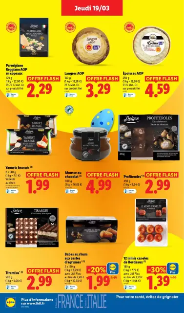Offres Lidl France de 20 à 25 mars 2026 De Bons Produits pour Pâques, Ça Vaut le Coup - Page 18