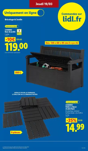 Offres Lidl France de 20 à 25 mars 2026 De Bons Produits pour Pâques, Ça Vaut le Coup - Page 51