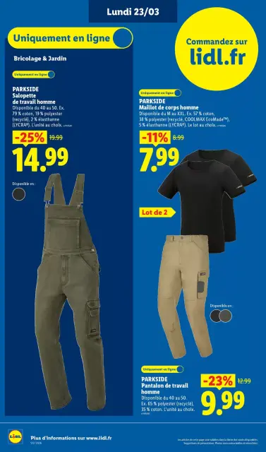 Offres Lidl France de 20 à 25 mars 2026 De Bons Produits pour Pâques, Ça Vaut le Coup - Page 70
