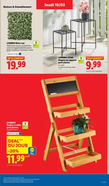 Offres Lidl France de 20 à 25 mars 2026 De Bons Produits pour Pâques, Ça Vaut le Coup - Page 39