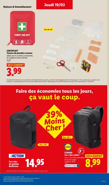 Offres Lidl France de 20 à 25 mars 2026 De Bons Produits pour Pâques, Ça Vaut le Coup - Page 47