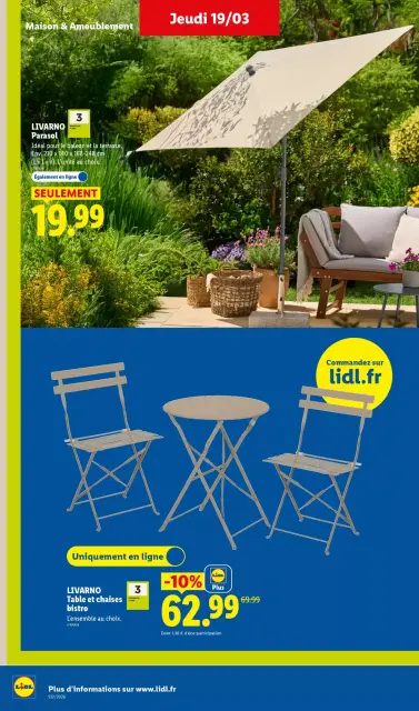 Offres Lidl France de 20 à 25 mars 2026 De Bons Produits pour Pâques, Ça Vaut le Coup - Page 44