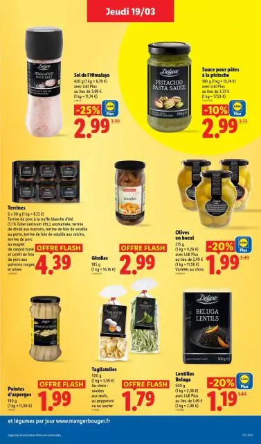 Offres Lidl France de 20 à 25 mars 2026 De Bons Produits pour Pâques, Ça Vaut le Coup - Page 21