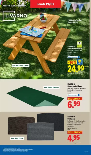 Offres Lidl France de 20 à 25 mars 2026 De Bons Produits pour Pâques, Ça Vaut le Coup - Page 37
