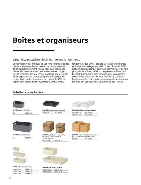 Offres IKEA France de 6 février à 31 décembre 2026 Rangement - Page 46