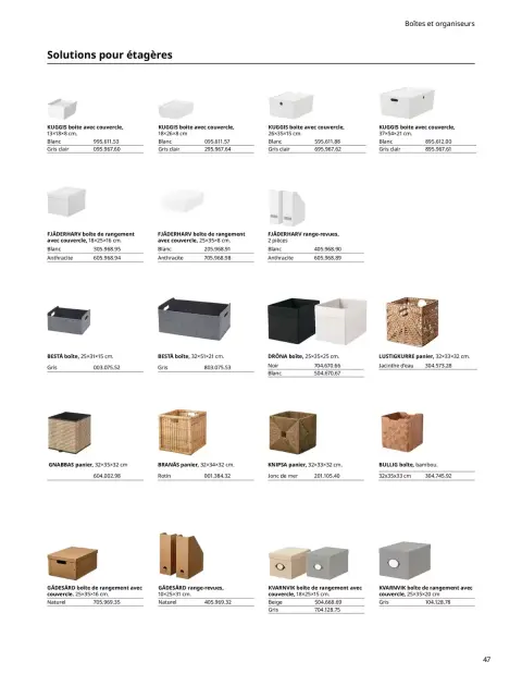 Offres IKEA France de 6 février à 31 décembre 2026 Rangement - Page 47