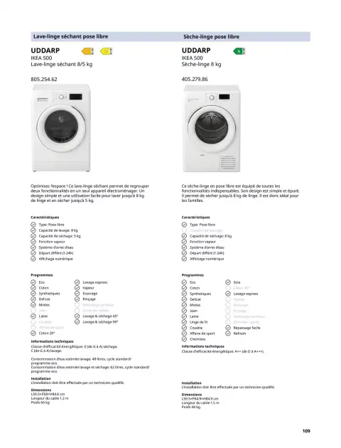 Offres IKEA France de 6 février à 31 décembre 2026 IKEA ÉLECTROMÉNAGER - Page 109