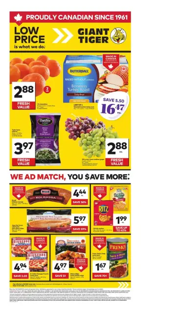 Giant Tiger Canada offers from 18 to 24 March 2026 Low Price is what we do - Page 1