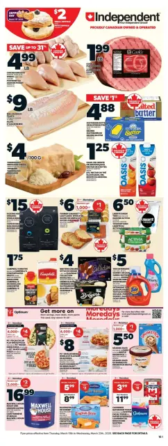 Independent Grocer Canada offers from 19 to 25 March 2026 Great offer for bargain hunters - Page 1