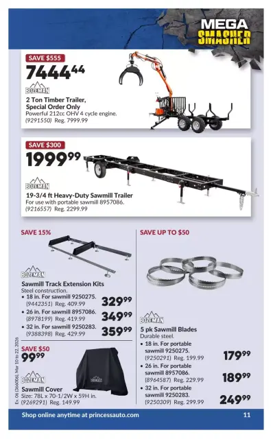Princess Auto Canada offers from 10 to 22 March 2026 Mega Smasher Deals - Page 16