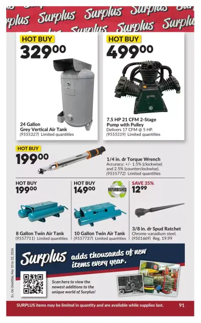Princess Auto Canada offers from 10 to 22 March 2026 Mega Smasher Deals - Page 96
