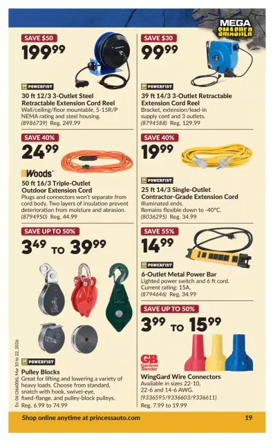Princess Auto Canada offers from 10 to 22 March 2026 Mega Smasher Deals - Page 24