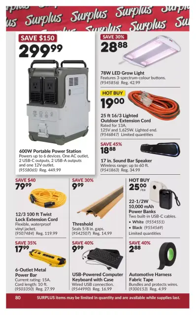 Princess Auto Canada offers from 10 to 22 March 2026 Mega Smasher Deals - Page 85