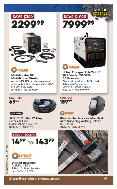 Princess Auto Canada offers from 10 to 22 March 2026 Mega Smasher Deals - Page 102
