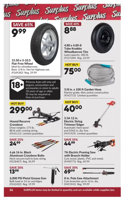 Princess Auto Canada offers from 10 to 22 March 2026 Mega Smasher Deals - Page 91