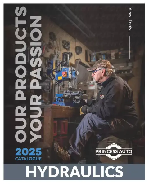 Princess Auto Canada offers from 16 April 2025 to 16 April 2026 Hydraulics Deals - Page 1