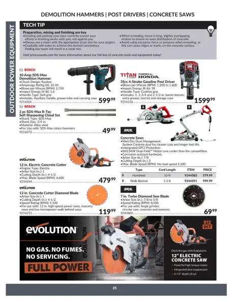 Princess Auto Canada offers from 16 April 2025 to 16 April 2026 OUTDOOR POWER EQUIPMENT DEALS - Page 39