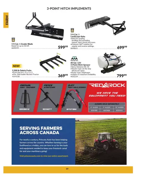 Princess Auto Canada offers from 16 April 2025 to 16 April 2026 FARM DEALS - Page 21